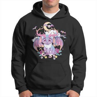 Pastel Goth Satanic Jackalope Creepy Occult Menhera Hoodie - Thegiftio UK