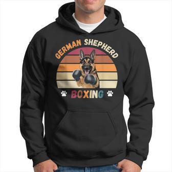 Pastor Alemán Como Campeón De Boxeo En Guantes Boxer Sudadera - Regaloses