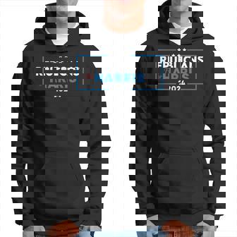 Patriotic American Republicans For Harris Hoodie | Mazezy