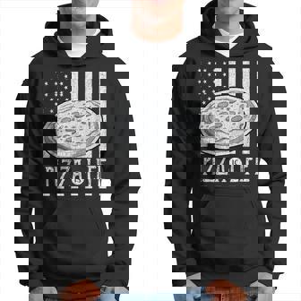 Patriotic Pizza American Flag Usa Stars And Stripes Hoodie - Monsterry