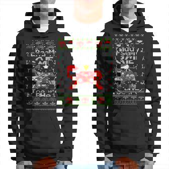 I Paused My Game To Be Here Ugly Sweater Christmas Hoodie - Thegiftio