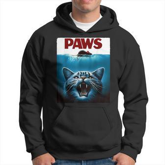 Paws Cat And Mouse Parody Cat Hoodie - Thegiftio UK