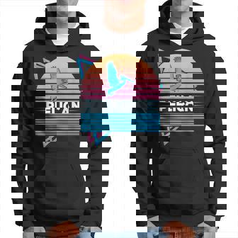 Pelican Retro Vaporwave Aesthetic Hoodie - Monsterry