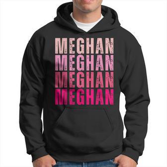 Personalized Name Meghan I Love Meghan Vintage 70'S Hoodie - Thegiftio UK