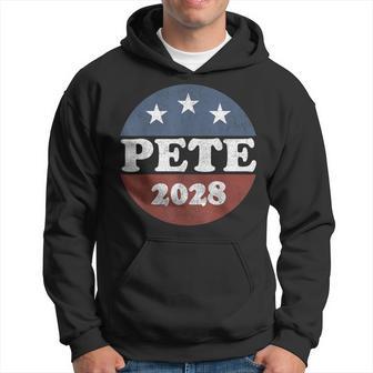 Pete 2028 Retro Pete Buttigieg For President 2028 Hoodie - Thegiftio UK