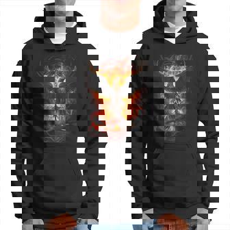 Phoenix Fire Mythical Creature Transformation Hoodie - Thegiftio UK