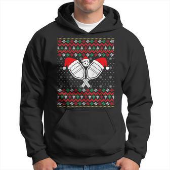 Pickleball Ugly Christmas Sweater Sport Lover Xmas Matching Hoodie - Thegiftio UK