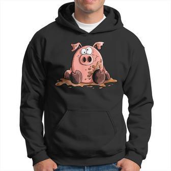 Pig In Mud I Pig I Pig Fun Kapuzenpullover - Geschenkecke