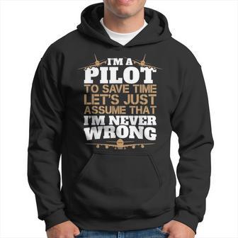 Pilot Airplane Aviation For Pilot Hoodie - Thegiftio UK