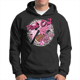 Pink Out American Football Warrior Breast Cancer Awareness Hoodie - Thegiftio UK
