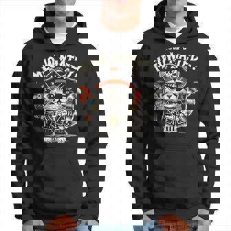 Pirate Cat Meow Matey Graphic Hoodie | Mazezy