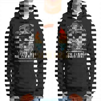 Pitbull Sunglasses Retro Vintage Dogs For Kamala Hoodie - Monsterry