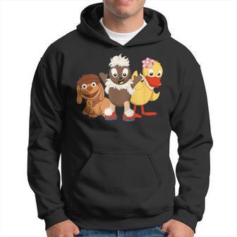 Pittiplatsch Schnatterinchen Und Moppi Drei Freunde Kapuzenpullover - Geschenkecke