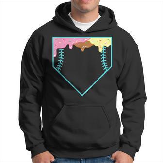 Plate Drip Ice Cream Baseball Cool Hoodie - Thegiftio UK