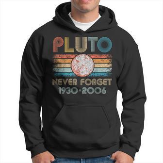 Pluto Never Forget 1930 2006 Vintage Lover Hoodie - Thegiftio UK