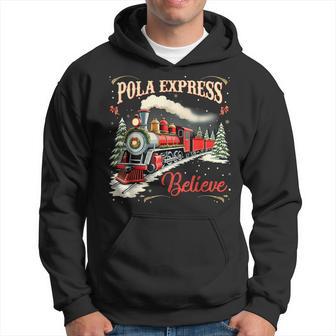 Polar Express Train Christmas Movie Believe Family Christmas Hoodie - Thegiftio UK