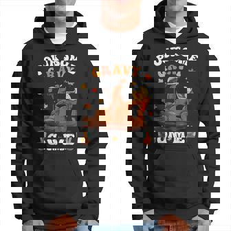 Pour Some Gravy On Me Turkey Birthday Thanksgivin Dinner Men Hoodie - Thegiftio UK