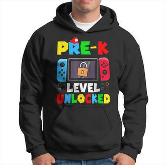 Pre-K Level Unlocked Video Game Back To School Boys Hoodie - Thegiftio UK