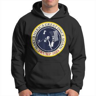 President Trump Make America Great Once Again 2024 Maga Seal Hoodie - Thegiftio UK