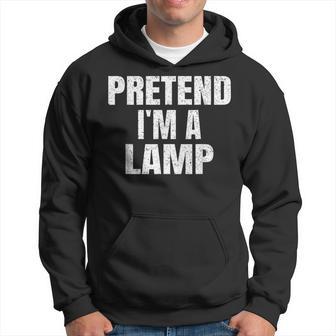 Pretend I'm A Lamp Family Group Lazy Easy Halloween Costume Hoodie - Thegiftio UK