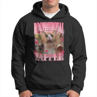Professional Yapper Cat Oddly Specific Dank Meme Hoodie - Thegiftio UK