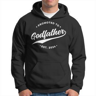 Promoted To Godfather Est 2024 Soon To Be New Baby Pregnancy Hoodie - Monsterry