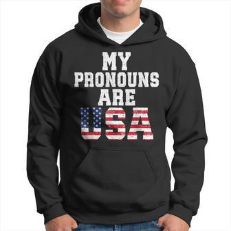 My Pronouns Are Usa July 4Th Hoodie - Monsterry AU