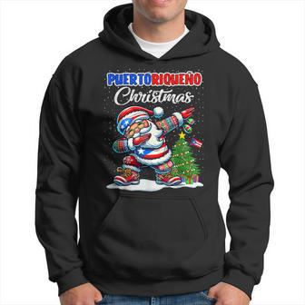 Puerto Rico Dabbing Santa Christmas Puerto Rico Flag For Hoodie - Thegiftio UK