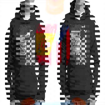 Puerto Rico España Bandera De La Amistad Puerto Rico Sudadera - Regaloses