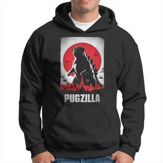 Pugzilla Pug Lover Pug Owner Hoodie - Thegiftio UK