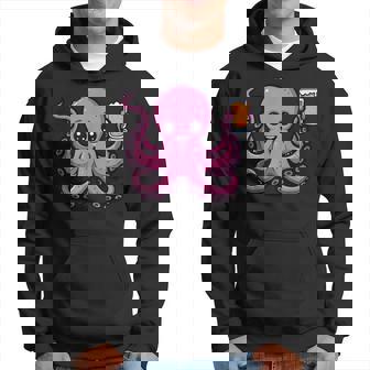 Pulpo Con Cerveza Fiesta Divertida Para Beber Sudadera - Regaloses