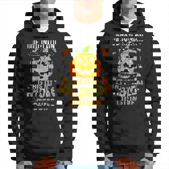 Pumpkin Due To Inflation This Is My Halloween Custome Hoodie | Mazezy