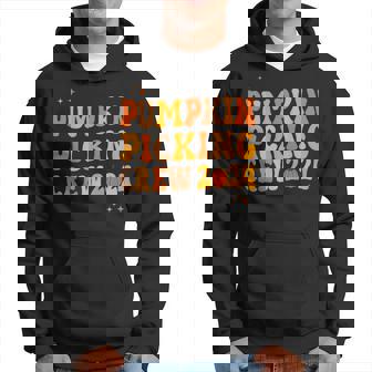 Pumpkin Picking Crew 2024 Family Matching Autumn Halloween Hoodie - Monsterry