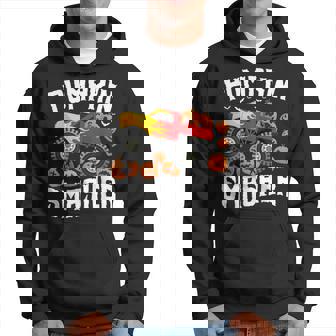 Pumpkin Smasher Monster Truck Halloween Toddler Boys Hoodie - Monsterry