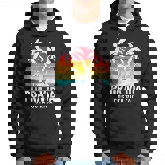 Pura Vida Beach Costa Rica Vintage Family Vacation Summer Hoodie - Thegiftio UK