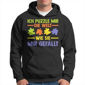 Puzzlefan Puzzler Puzzle Pieces Puzzle Kapuzenpullover - Geschenkecke