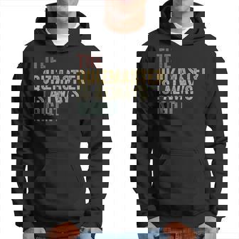 The Quizmaster Is Always Right Pub Quiz Trivia Hoodie - Monsterry