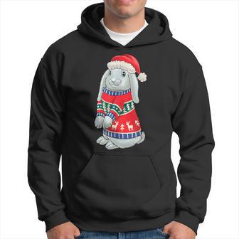 Rabbit Hat Hoppy Christmas Rabbit Christmas Kapuzenpullover - Geschenkecke