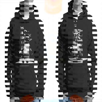 Raccoon Rock Music Racoon Musci Lover Hoodie - Thegiftio UK