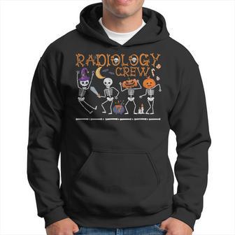 Radiology Crew Dancing Skeleton Halloween Party Hoodie - Thegiftio UK
