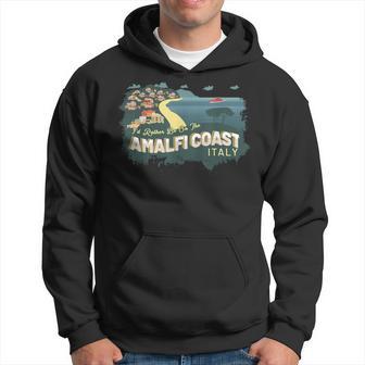 I Would Rather Be On The Amalfi Coast Italy Vintage Souvenir Hoodie - Thegiftio UK