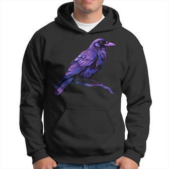Raven Crow Graphic Hoodie - Thegiftio UK