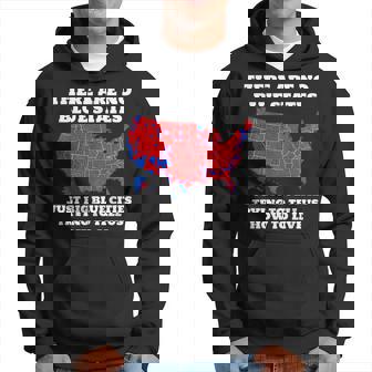 There Are Blue States Just Big Blue Cities Trying To Tell Us Hoodie | Seseable CA
