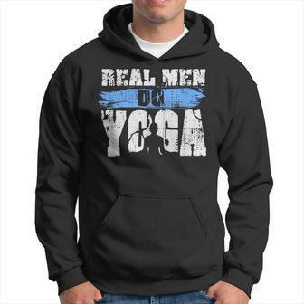 Real Do Yoga & Masculine Yoga Workout Slogan Hoodie - Thegiftio UK