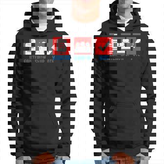Register Show Up Vote Go Vote Presidential Election 2020 Hoodie - Monsterry