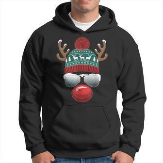 Reindeer Santa Claus Christmas Santa Christmas Kapuzenpullover - Geschenkecke