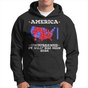 Retro America Unburdened By What Has Been 2024 Hoodie - Thegiftio UK