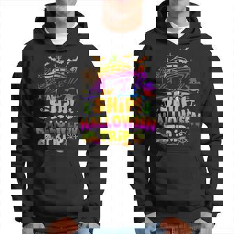 Retro Aw Ship Halloween Trip Family Cruising Cruise Squad Hoodie - Monsterry