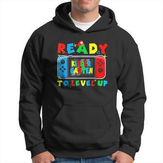 Retro Back To School Kindergarten Ready To Level Up Gamer Hoodie - Thegiftio UK