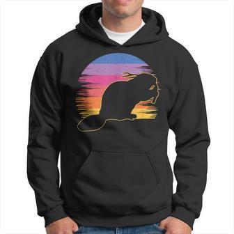 Retro Beaver Beaver Lovers Bobr Meme Kapuzenpullover - Geschenkecke